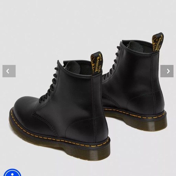 NWT Classic Black Leather Smooth Leather Lace Up Boots Sz US 7 display picture 1